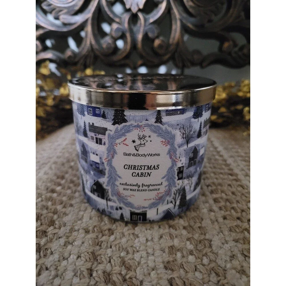 Christmas Cabin - Bath and Body Works 3-wick Candle